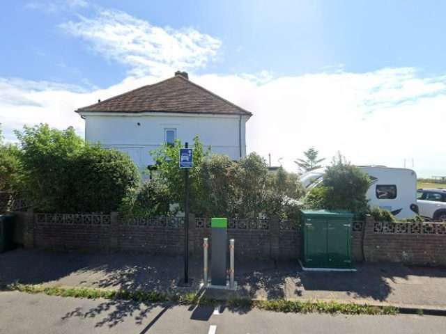 EB Charging Station in Brighton United Kingdom of Great Britain and Northern Ireland