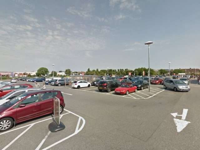 Pod Point Charging Station in Eastbourne United Kingdom of Great Britain and Northern Ireland