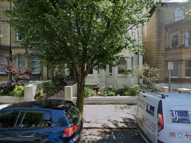 Electric Blue Charging Station in Hove United Kingdom of Great Britain and Northern Ireland