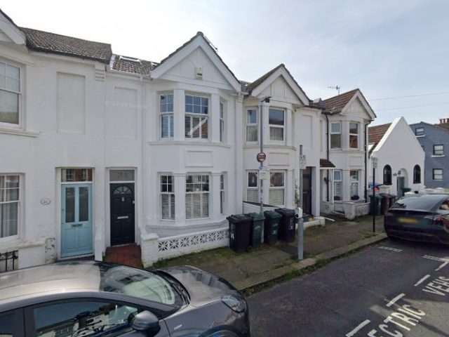 Electric Blue Charging Station in Hove United Kingdom of Great Britain and Northern Ireland