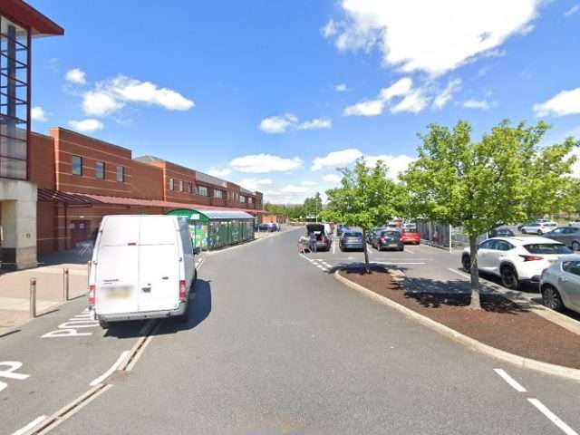 GeniePoint Charging Station in Leyland United Kingdom of Great Britain and Northern Ireland