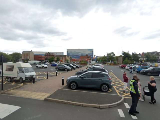 The GeniePoint Network Charging Station in Blyth United Kingdom of Great Britain and Northern Ireland