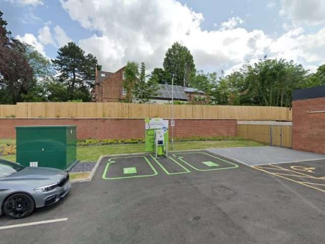 Lidl Charging Station in Birmingham United Kingdom of Great Britain and Northern Ireland