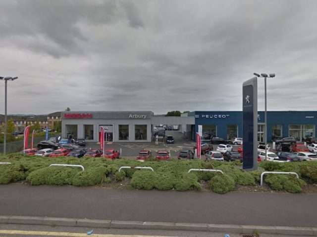 Nissan Charging Station in Bromsgrove United Kingdom of Great Britain and Northern Ireland
