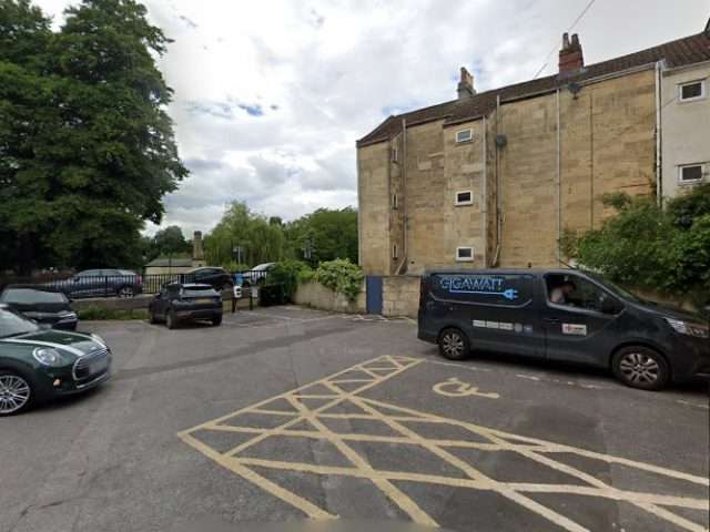 GeniePoint Charging Station in Bath United Kingdom of Great Britain and Northern Ireland