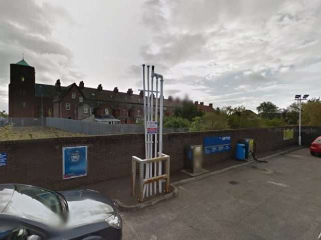 Maxol Charging Station in Belfast United Kingdom of Great Britain and Northern Ireland