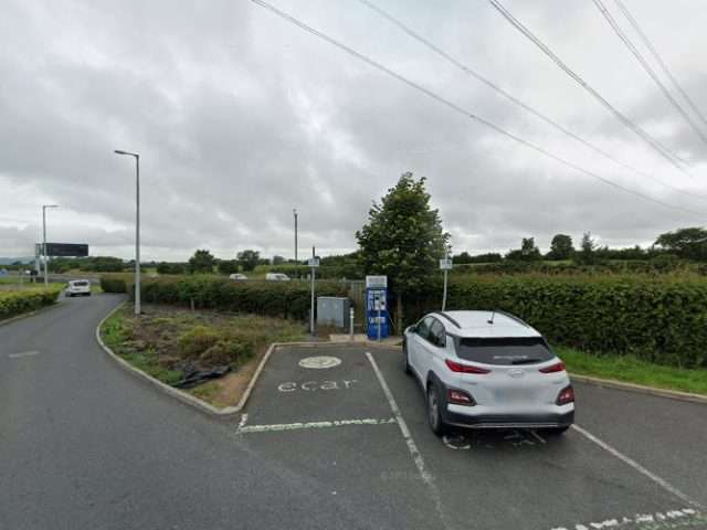 ESB Charging Station in Newtownabbey United Kingdom of Great Britain and Northern Ireland