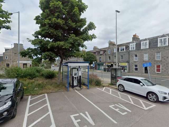 ChargePlace Scotland Charging Station in Aberdeen United Kingdom of Great Britain and Northern Ireland