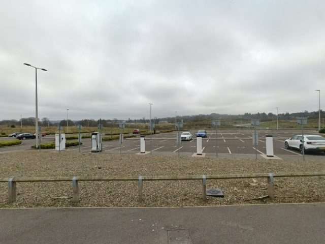 ChargePlace Scotland Charging Station in Aberdeen United Kingdom of Great Britain and Northern Ireland