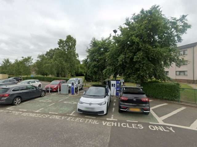 Chargeplace Scotland Charging Station in Forfar United Kingdom of Great Britain and Northern Ireland