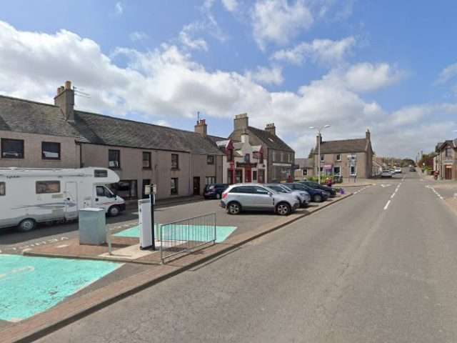 Chargeplace Scotland Charging Station in Forfar United Kingdom of Great Britain and Northern Ireland