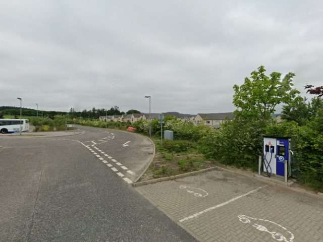 ChargePlace Scotland Charging Station in Alford United Kingdom of Great Britain and Northern Ireland
