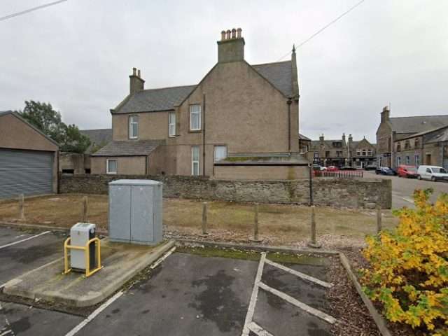 Chargeplace Scotland Charging Station in Buckie United Kingdom of Great Britain and Northern Ireland