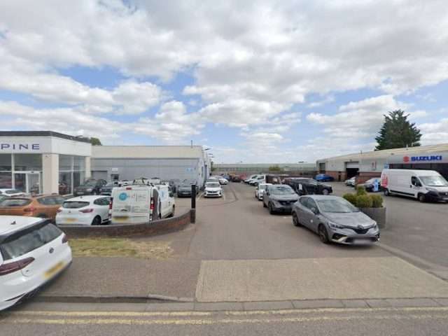Nissan Charging Station in St Albans United Kingdom of Great Britain and Northern Ireland
