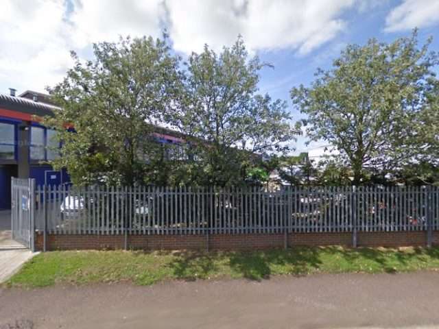 Pod Point Charging Station in Hatfield United Kingdom of Great Britain and Northern Ireland