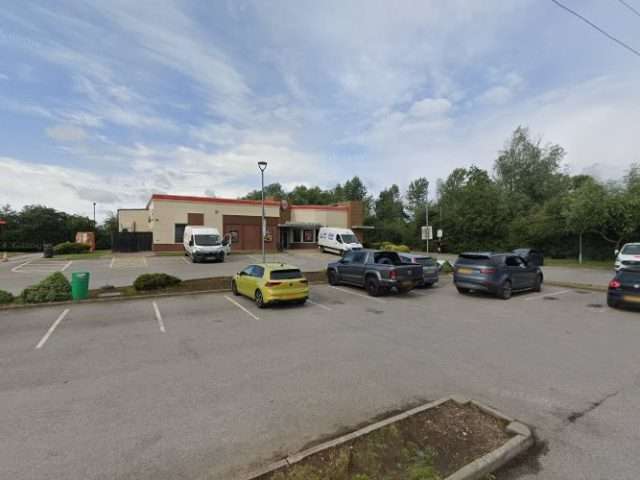 Tesla Supercharger in Uttoxeter United Kingdom of Great Britain and Northern Ireland
