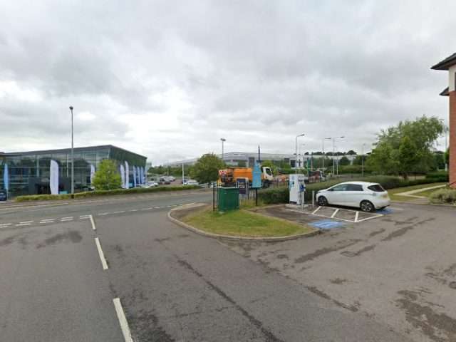 GeniePoint Charging Station in Stafford United Kingdom of Great Britain and Northern Ireland