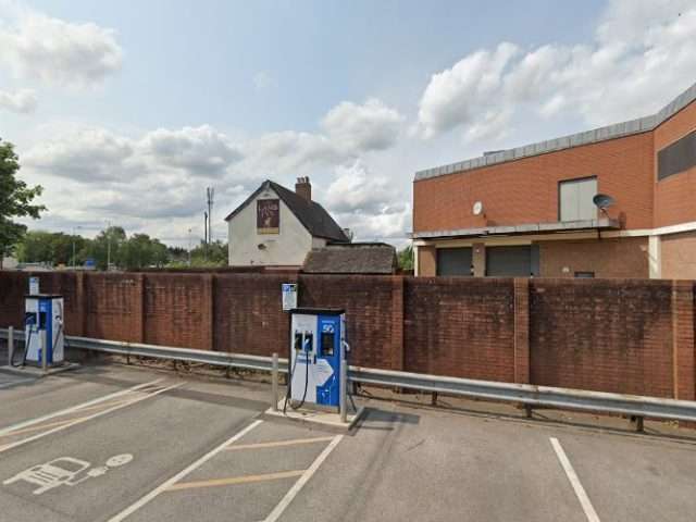 Swarco eConnect Charging Station in Stafford United Kingdom of Great Britain and Northern Ireland