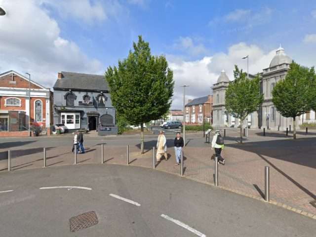 GeniePoint Charging Station in Willenhall United Kingdom of Great Britain and Northern Ireland