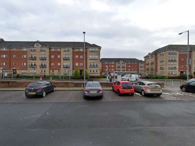 Lidl Charging Station in Glasgow United Kingdom of Great Britain and Northern Ireland