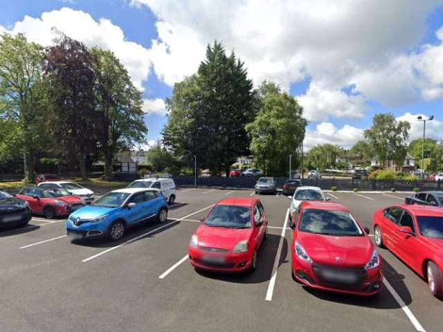 Electric Vehicle Charging Station in Glasgow United Kingdom of Great Britain and Northern Ireland