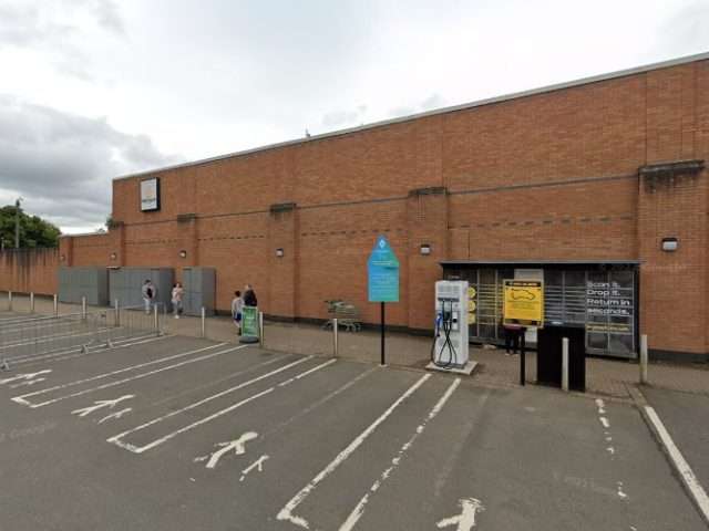 GeniePoint Charging Station in Glasgow United Kingdom of Great Britain and Northern Ireland