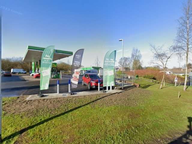 bp pulse Charging Station in Glasgow United Kingdom of Great Britain and Northern Ireland