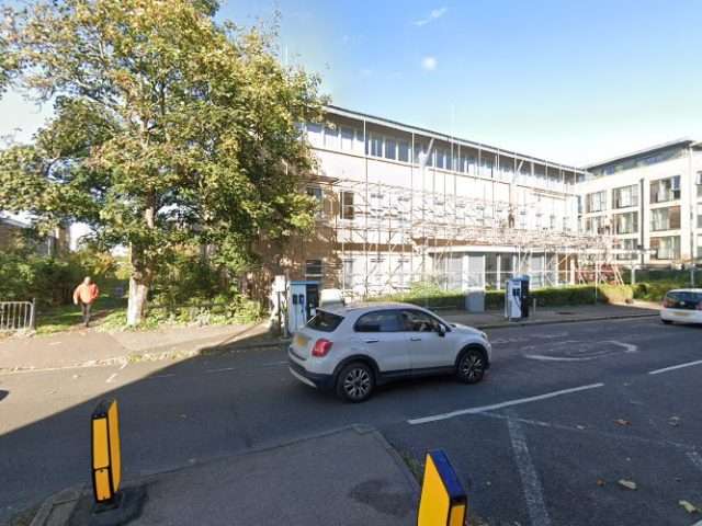 Swarco Charging Station in Cambridge United Kingdom of Great Britain and Northern Ireland