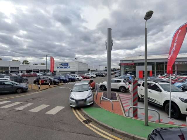 Nissan Charging Station in Cambridge United Kingdom of Great Britain and Northern Ireland