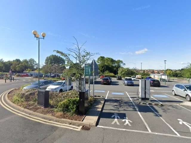GeniePoint Charging Station in Felixstowe United Kingdom of Great Britain and Northern Ireland