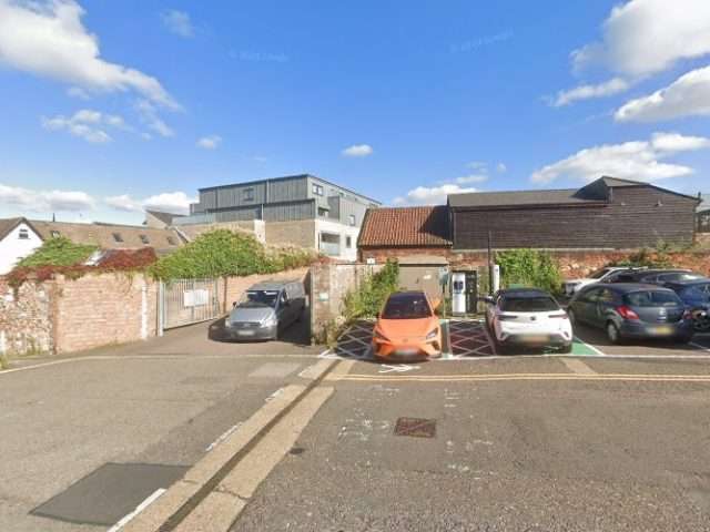 Swarco eConnect Charging Station in Bury Saint Edmunds United Kingdom of Great Britain and Northern Ireland