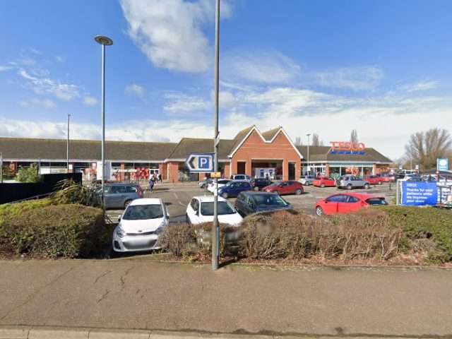 Pod Point Charging Station in King's Lynn United Kingdom of Great Britain and Northern Ireland