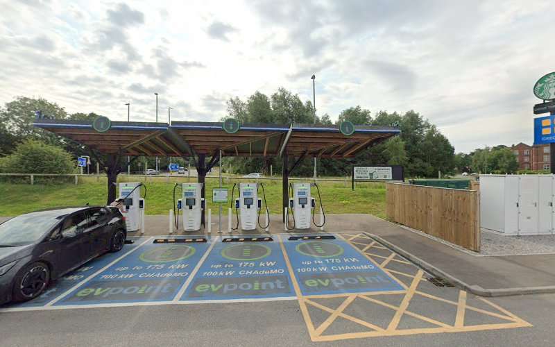 ChargePoint Charging Station EV Charging Station at Knowsley Ln