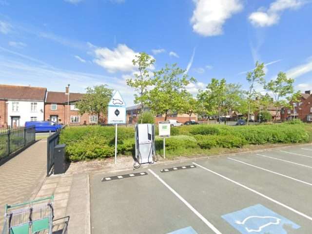 GeniePoint Charging Station in Liverpool United Kingdom of Great Britain and Northern Ireland
