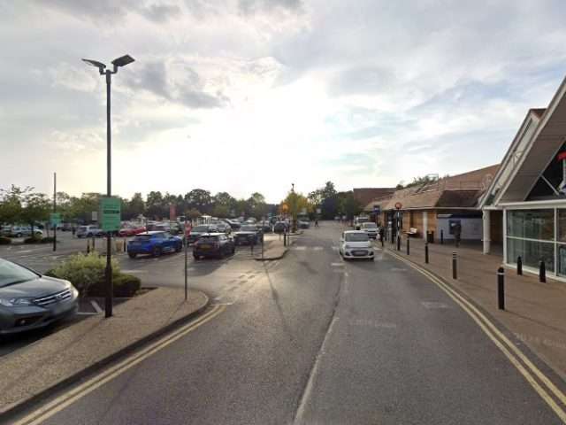 Pod Point Charging Station in Potters Bar United Kingdom of Great Britain and Northern Ireland