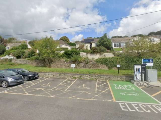Swarco Charging Station in Bodmin United Kingdom of Great Britain and Northern Ireland
