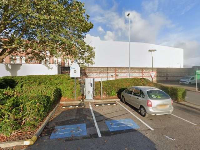 GeniePoint Charging Station in Portsmouth United Kingdom of Great Britain and Northern Ireland