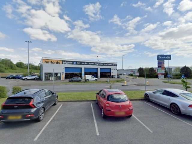 GeniePoint Charging Station in Llanelli United Kingdom of Great Britain and Northern Ireland