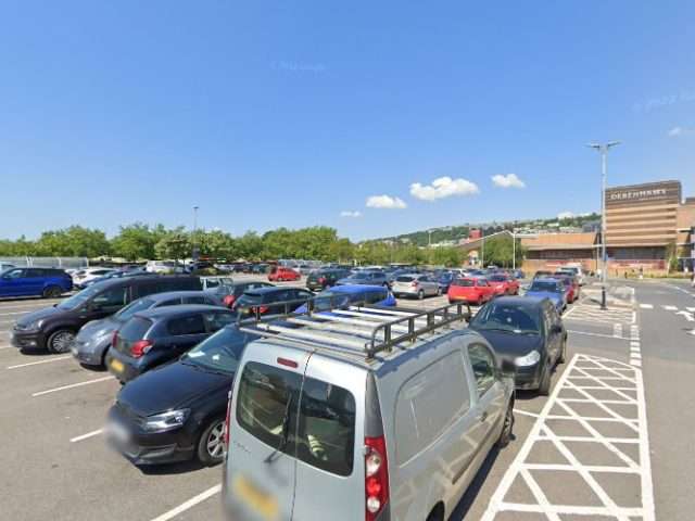 Pod Point Charging Station in Swansea United Kingdom of Great Britain and Northern Ireland