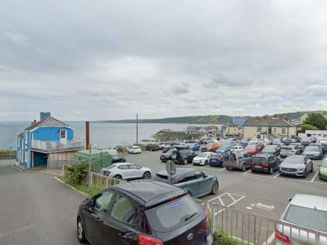 Dragon Charging Station in New Quay United Kingdom of Great Britain and Northern Ireland