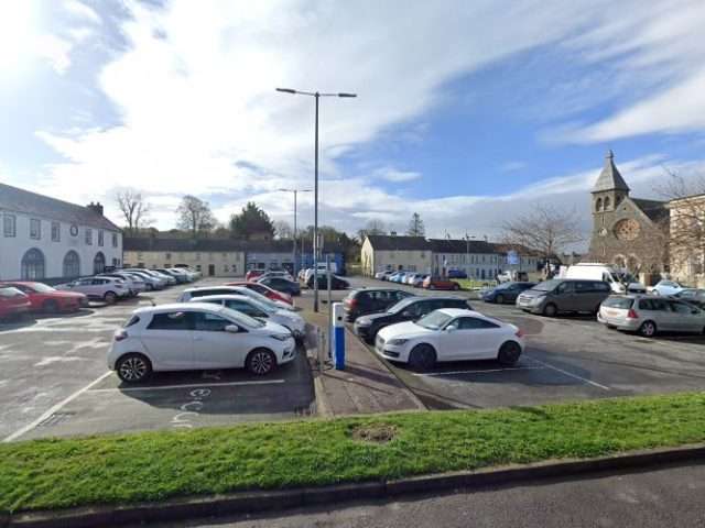 ESB Energy Charging Station in Downpatrick United Kingdom of Great Britain and Northern Ireland