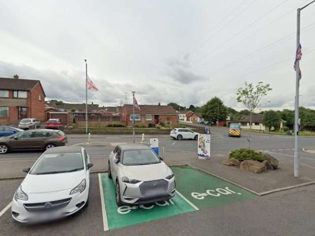 ESB Energy Charging Station in Newtownabbey United Kingdom of Great Britain and Northern Ireland