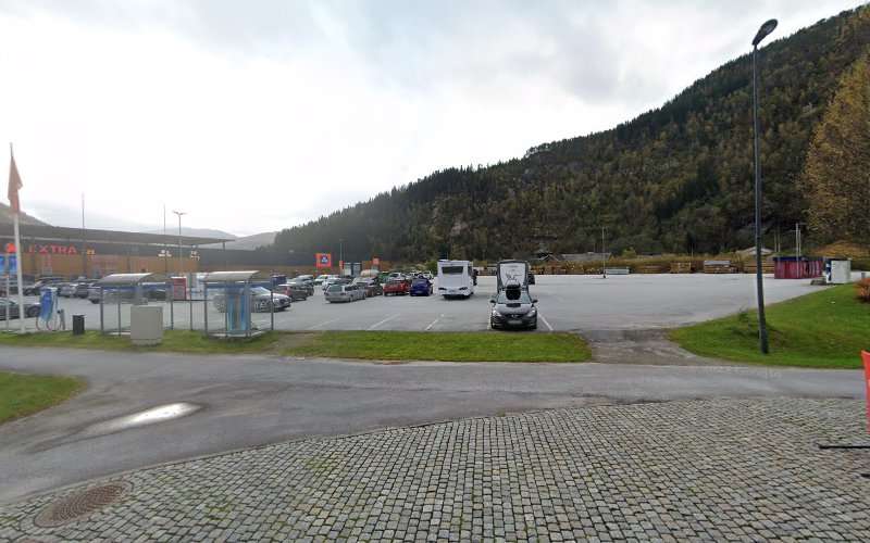 Tesla Supercharger EV Charging Station at Kronborgvegen 34