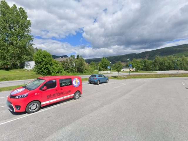 Tesla Supercharger in Flå Norway 3539