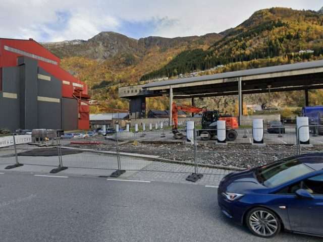 Tesla Supercharger in Odda Norway 5750