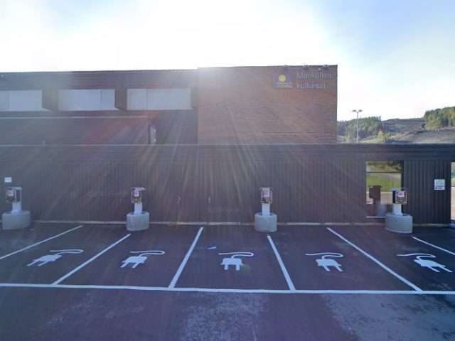 Rælingen kommune Charging Station in Fjerdingby Norway 2008