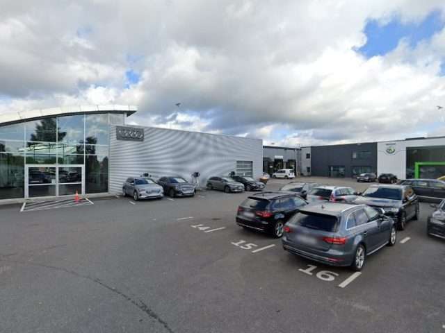 Lade i Norge Charging Station in Skjetten Norway 2013