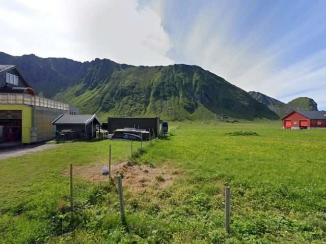 Tesla Destination Charger in Bøstad Norway 8360