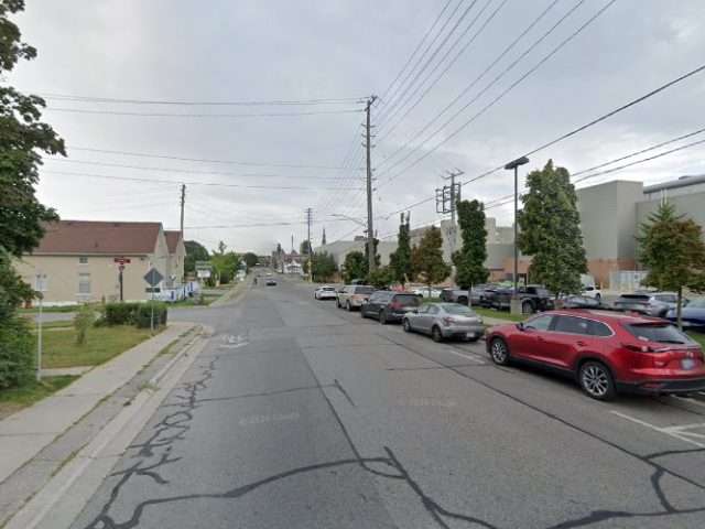 ChargePoint Charging Station in Oshawa Ontario Canada