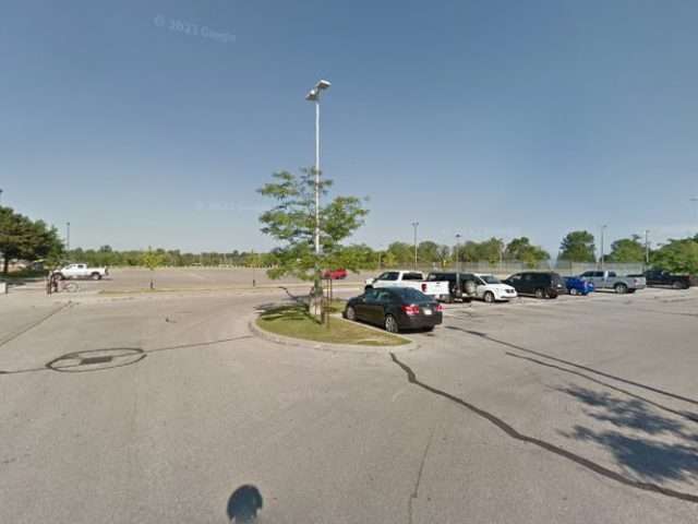 FLO Charging Station in Oshawa Ontario Canada